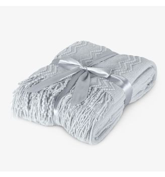 Patura Impletita MARILYN GRI 100% Acril 130/170 cm