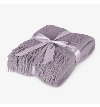 Patura Impletita MARILYN MOV 100% Acril 130/170 cm