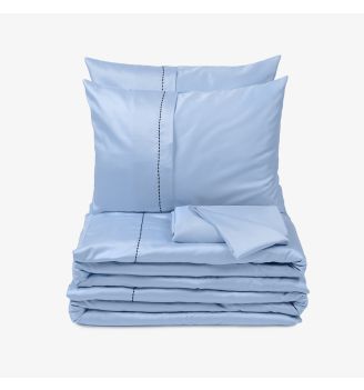 Lenjerie de pat de lux din bumbac satinat 100%natural MORELIA 5 piese