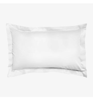 Fata de perna uni cu bordura, ALBA 100% bumbac ranforce 50/70 cm