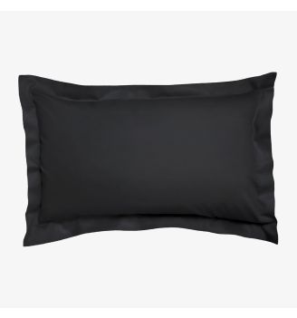 Fata de perna SATEEN NEGRU 50/70 cm 100% bumbac satinat 