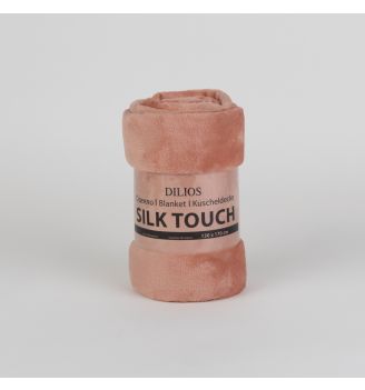 Pătură polară Silk Touch PIERSICĂ, 130/170 cm