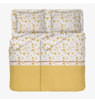 Lenjerie de pat SUNNY 100% bumbac ranforce 5 piese