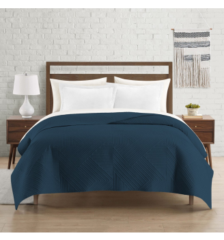 Cuvertură de pat TĂMRA albastru, 200/220