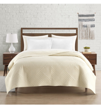 Cuvertură de pat TĂMRA ecru, 160/220