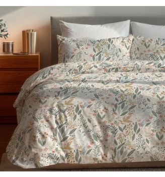 Lenjerie de pat TASH 100% bumbac ranforce 2 piese 