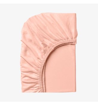 Cearșaf cu elastic 90/200/25 PIERSICA Jersey de Bumbac