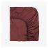 Cearsaf de pat cu elastic SATEEN GINGER 160/200/25 cm 100% bumbac satinat