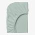 Cearșaf cu elastic NEFRIT VERDE, 100% bumbac ranforce, 90/200/25 cm