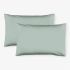 Set de fețe de pernă NEFRIT VERDE, 100% bumbac ranforce, 50/70 cm