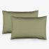 Set fete de perna uni VERDE NOU 100% bumbac ranforce 50/70 cm 