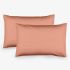 Set fete de perna uni PIERSICA NOU 100% bumbac ranforce 50/70 cm 