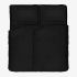 Lenjerie de pat de lux NEGRU 100% bumbac satinat 5 piese 
