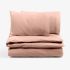 Lenjerie de pat fara cearsaf de pat PIERSICA PERCALE 3 piese