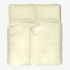 Lenjerie de pat de lux ECRU 100% bumbac satinat 5 piese 