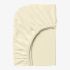 Cearsaf de pat cu elastic ECRU NOU  180/200/25 cm 100% bumbac ranforce 