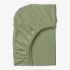 Cearsaf de pat cu elastic VERDE NOU 120/200/25 cm 100% bumbac ranforce
