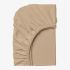 Cearsaf de pat cu elastic CAPPUCCINO 180/200/25 cm 100% bumbac ranforce 