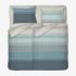 Lenjeria de pat NEPTUN TURQUOISE 100% bumbac ranforce 5 piese