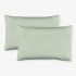 Set de fețe de pernă NEFRIT VERDE, 100% bumbac ranforce, 50/70 cm