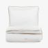 Lenjerie de pat din bumbac satinat PREMIUM CLASIC BEJ 2 piese 