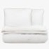 Lenjerie de pat din bumbac satinat PREMIUM STYLE BEJ 3 piese  
