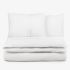 Lenjerie de pat din bumbac satinat PREMIUM CLASIC BEJ 3 piese 