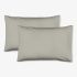 Set fete de perna uni GRI NOU 100% bumbac ranforce 50/70 cm 