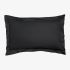 Fata de perna SATEEN NEGRU 50/70 cm 100% bumbac satinat 