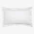 Fata de perna SATEEN ALB 50/70 cm 100% bumbac satinat 